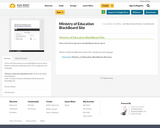 Ministry of Education BlackBoard Site