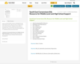South East Cornerstone EAL Resource for Middle Level and High School Support