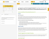 Cultural and Ethical Citizenship Guidebook K-5 (Elementary) Sun West