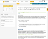 Critical Thinking Guidebook - 10-12 (High School) Sun West