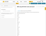 ABC song with letter name and sound
