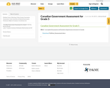 Canadian Government Assessment for Grade 5