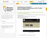 DLC Blended Learning Math 2 - Unit 5.13: Addition and Subtraction to 100 - Problem Solving Strategies Review