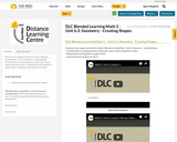 DLC Blended Learning Math 2 - Unit 6.3: Geometry - Creating Shapes