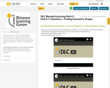 DLC Blended Learning Math 2 - Unit 6.7: Geometry - Finding Geometric Shapes