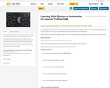 Learning Style Quizzes or Inventories for Learner Profiles PeBL