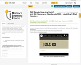DLC Blended Learning Math 3 - Unit 2.2: Numeracy - Numbers to 1000 - Modelling 3-Digit Numbers
