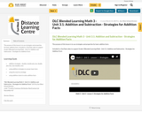 DLC Blended Learning Math 3 - Unit 3.1: Addition and Subtraction - Strategies for Addition Facts