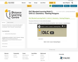 DLC Blended Learning Math 3 - Unit 6.1: Geometry - Naming Polygons