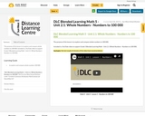DLC Blended Learning Math 5 - Unit 2.1: Whole Numbers - Numbers to 100 000