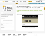 DLC Blended Learning Math 5 - Unit 5.3: Fractions and Decimals - Strategies Toolkit
