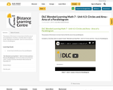 DLC Blended Learning Math 7 - Unit 4.3: Circles and Area - Area of a Parallelogram