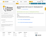 DLC ELA Grade 2: Unit 1 Lesson 11 - Reading Speed and Fluency