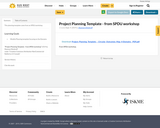 Project Planning Template - from SPDU workshop