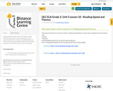 DLC ELA Grade 2: Unit 5 Lesson 10 - Reading Speed and Fluency
