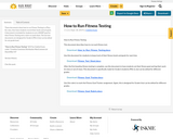 How to Run Fitness Testing