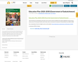 Education Plan 2020-2030 (Government of Saskatchewan)