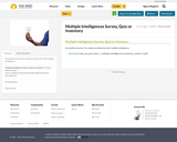 Multiple Intelligences Survey, Quiz or Inventory