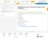SaskMATH Resources for Mathematics Indigenous Ways of Knowing