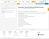Assessment - Seven Practices for Effective Learning