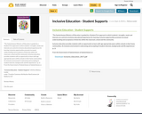 Inclusive Education - Student Supports
