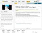 Responsive Teaching, Practice & Assessment in the Early Years - Student Supports