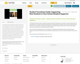 Student Transitions Guide:  Supporting New Students in Your School (Student Supports)