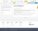 Pearson E-Text Webinar & Resources