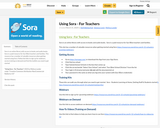 Using Sora - For Teachers