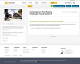 Contemporary First Nations Challenges- Social Studies 9