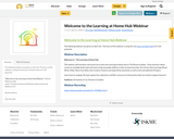 Welcome to the Learning at Home Hub Webinar