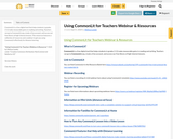 Using CommonLit for Teachers Webinar & Resources
