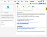 Nearpod for Teachers Webinar & Resources