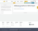 LPSD Remote Learning Resources- Additional Supports