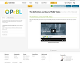 The Definition and Goal of PeBL Video