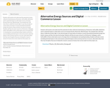 Alternative Energy Sources and Digital Commerce Lesson