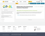 PeBL Readiness Flourishing Schools Inventory or Assessment