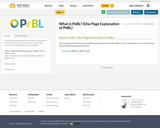 What is PeBL? (One Page Explanation of PeBL)