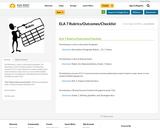ELA 7 Rubrics/Outcomes/Checklist