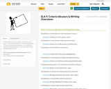 ELA 9: Criteria Idicators & Writing Overviews
