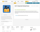 ELA 9: Independent Reading Project