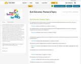 ELA Outcomes, Themes & Topics