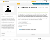 ELA A10: Mysteries of Life Unit Plan