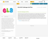 ELA A10: Challenges Unit Plan