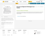 Excretory & Digestive Pathologies  Case Studies