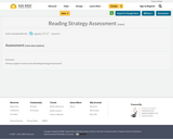 Reading Strategy Assessment