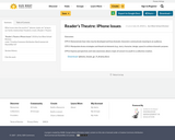 Reader's Theatre: IPhone Issues