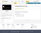 Designing Performance Tasks