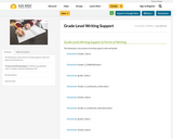 Grade Level Writing Support