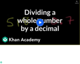 Arithmetic Operations: Dividing Decimals 4